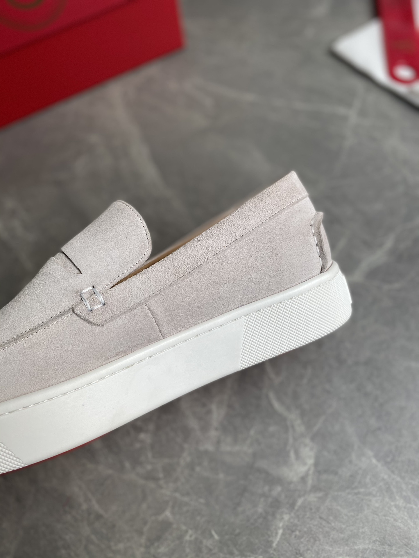 UA Christian Louboutin thick-soled loafers