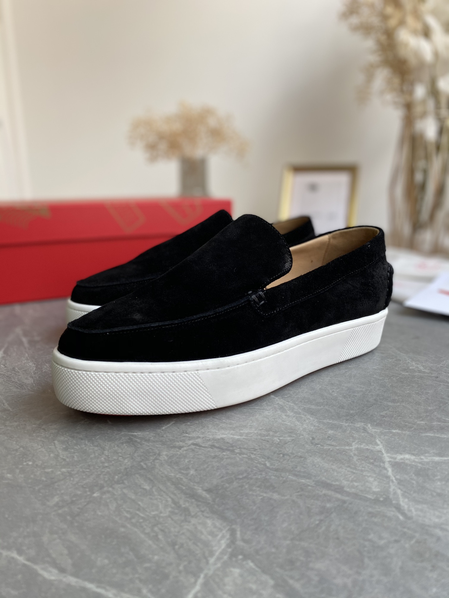 UA Christian Louboutin thick-soled loafers