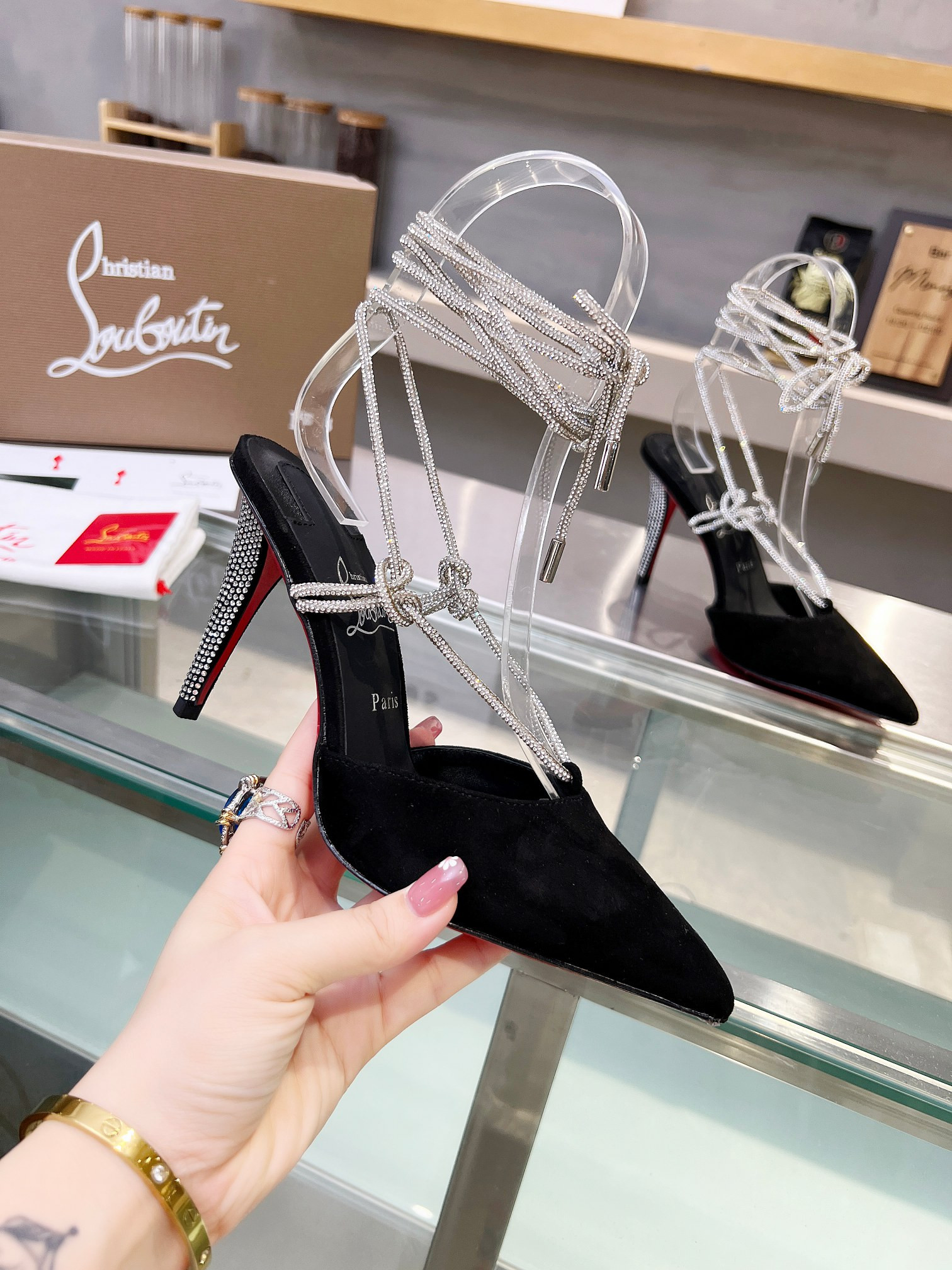 UA Christian Louboutin CL red-bottom shoes