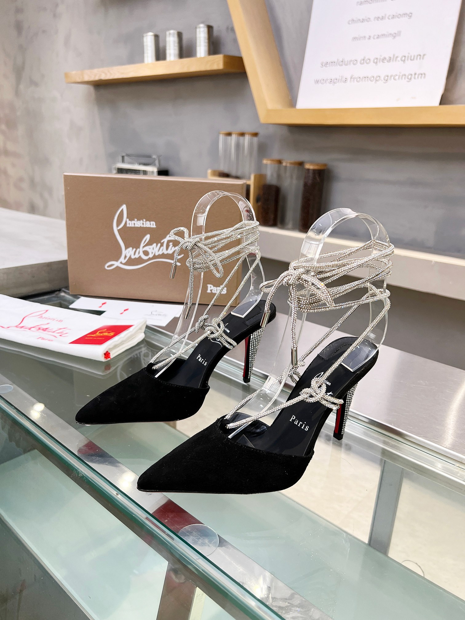 UA Christian Louboutin CL red-bottom shoes