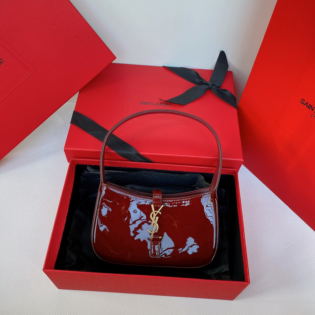 YSL LE 5 À 7 Mini (Patent Leather) 19 x 11.5 x 4.5 CM