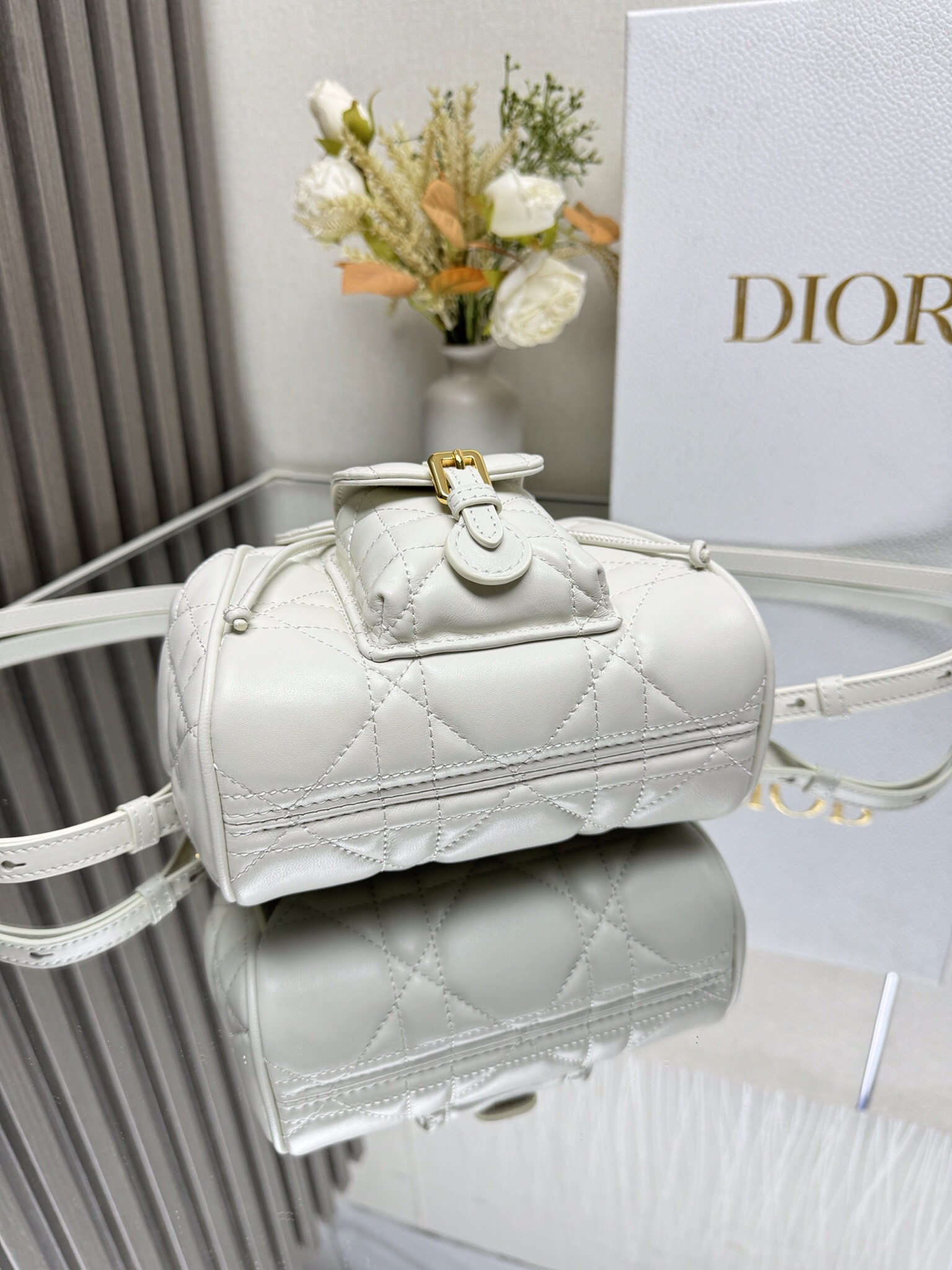 Dior Caro Backpack Small 19.5 x 18.5 x 8.5 cm