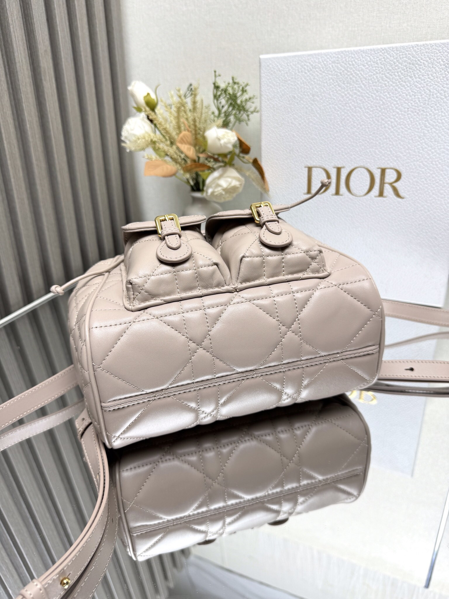 Dior Caro Backpack Medium 23 x 26.7 x 12.5 cm