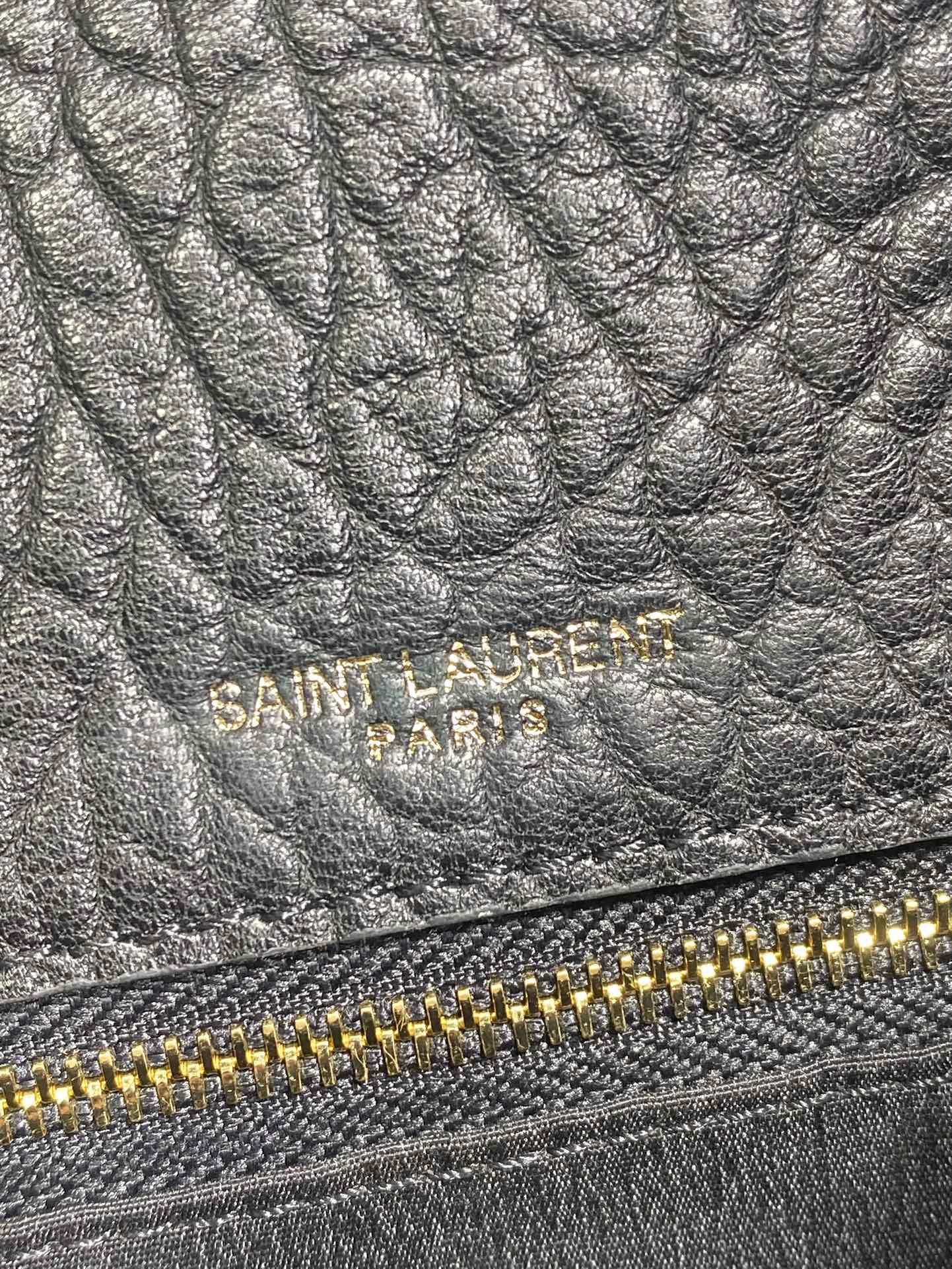 YSL CASSANDRE large envelope pouch in lambskin 29.5x18x4.5cm