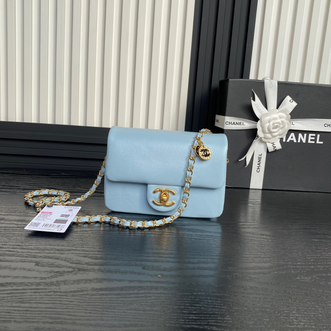 CHANEL MINI FLAP BAG 13×17.5×6cm