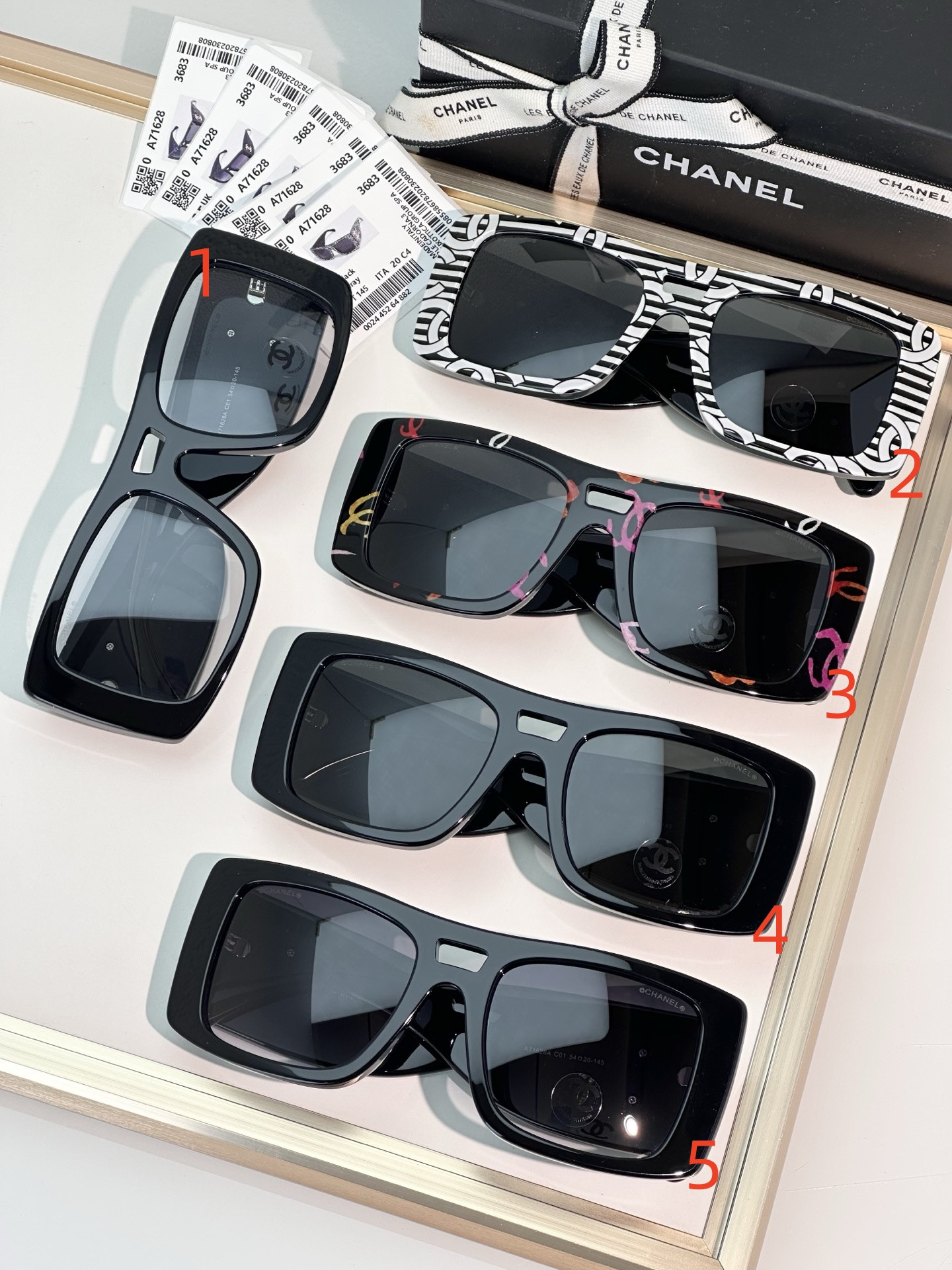 Chanel Glasses A71628 54-20-145