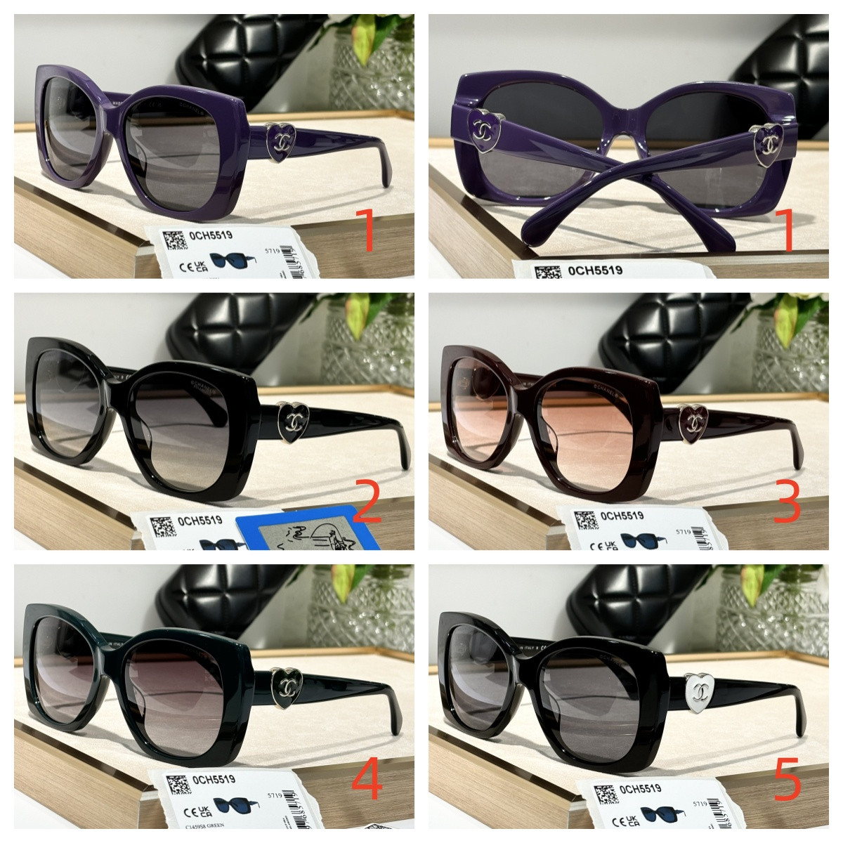 Chanel Glasses 5519 55-17-140