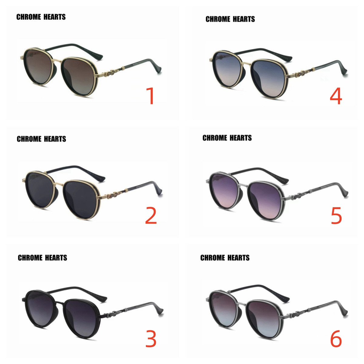 Chrome Hearts Glasses 31885 53-19-143