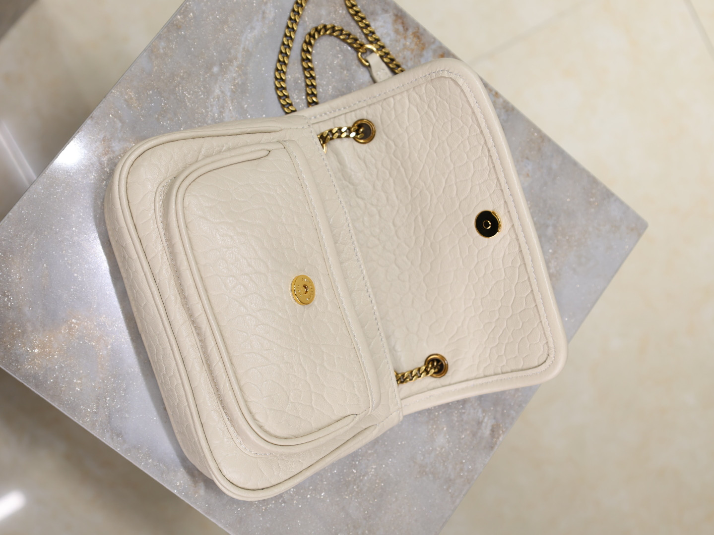 YSL Niki Mini in grained lambskin 828736 12.5x18x5cm