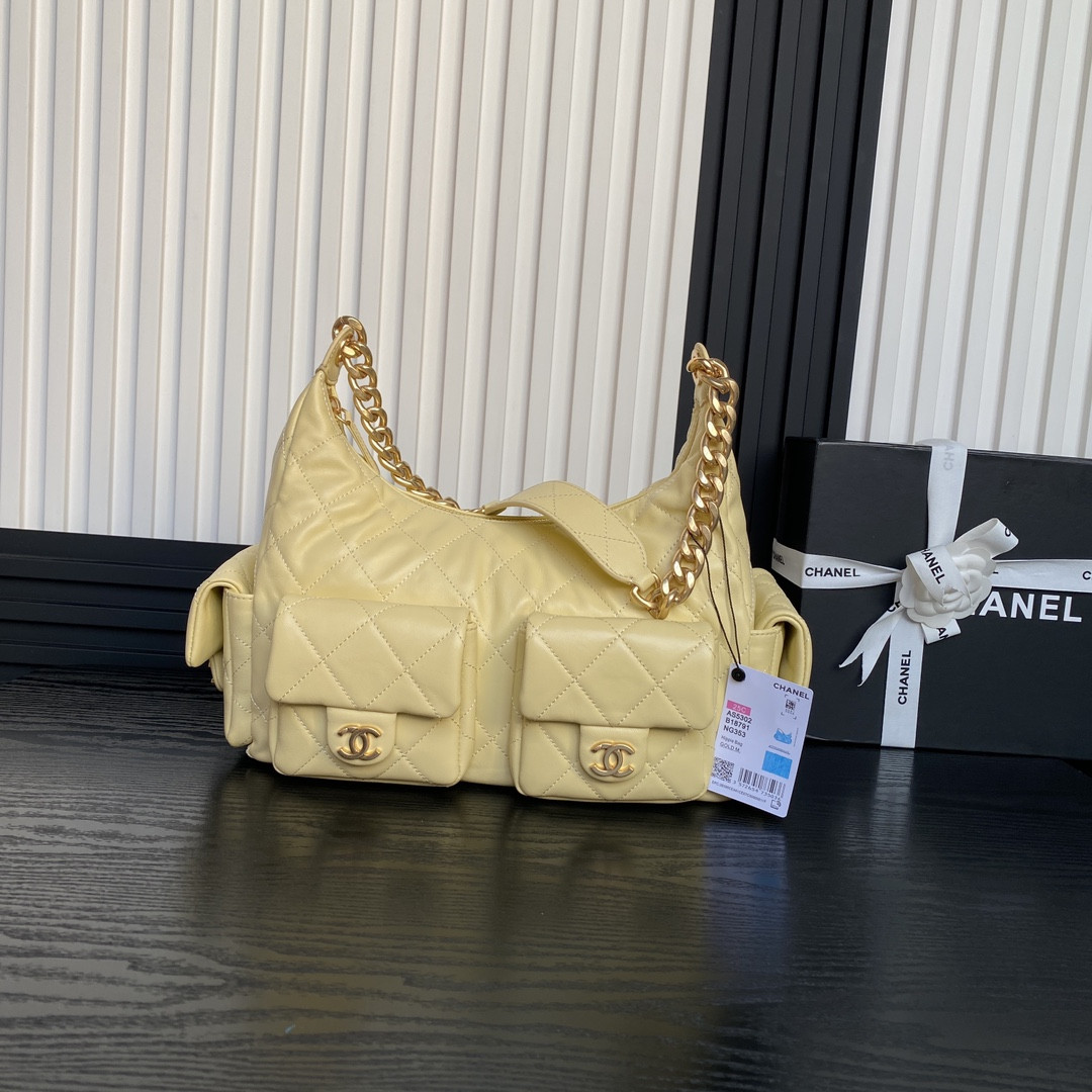 Chanel 25c Maxi Hobo Bag 27×35×18cm