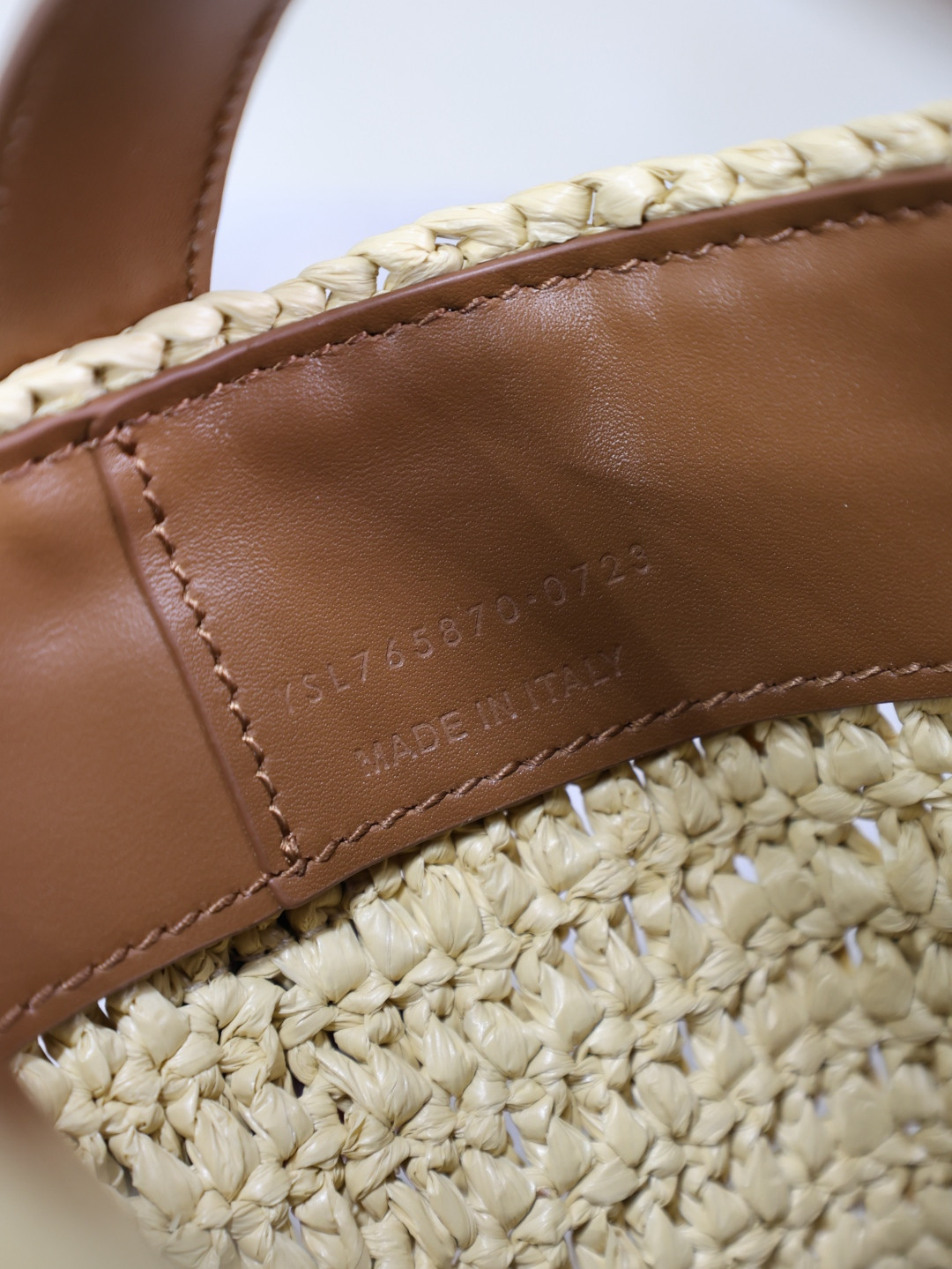 YSL LE 37 mini (raffia) 15x13x6cm