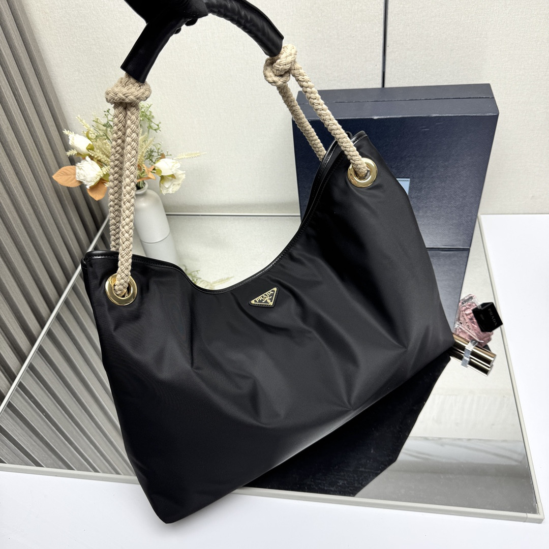 Prada Mariner Large Re-Nylon Shoulder Bag 48x39x14cm