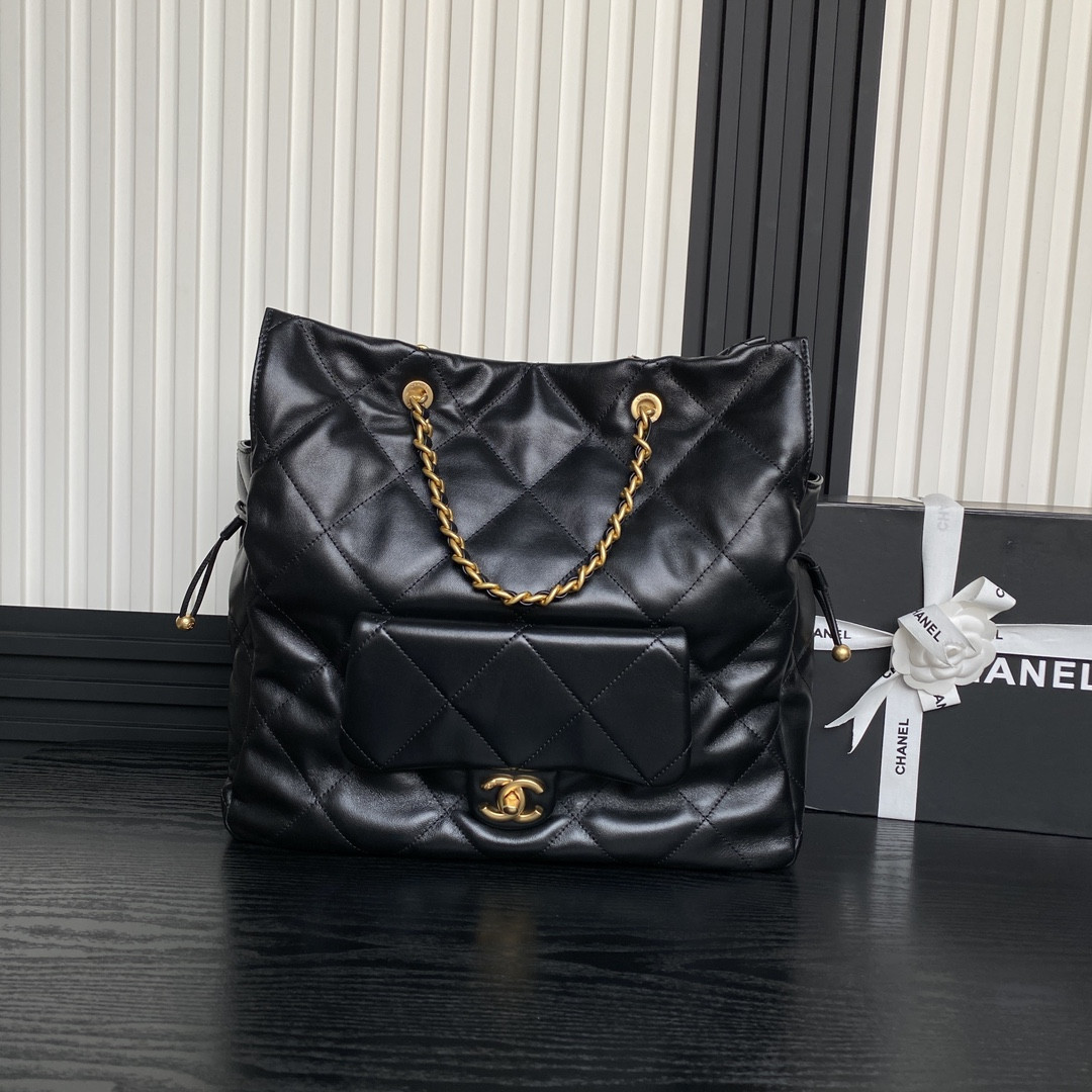 Chanel 25C Shopping Tote Handbag 34x36x12cm