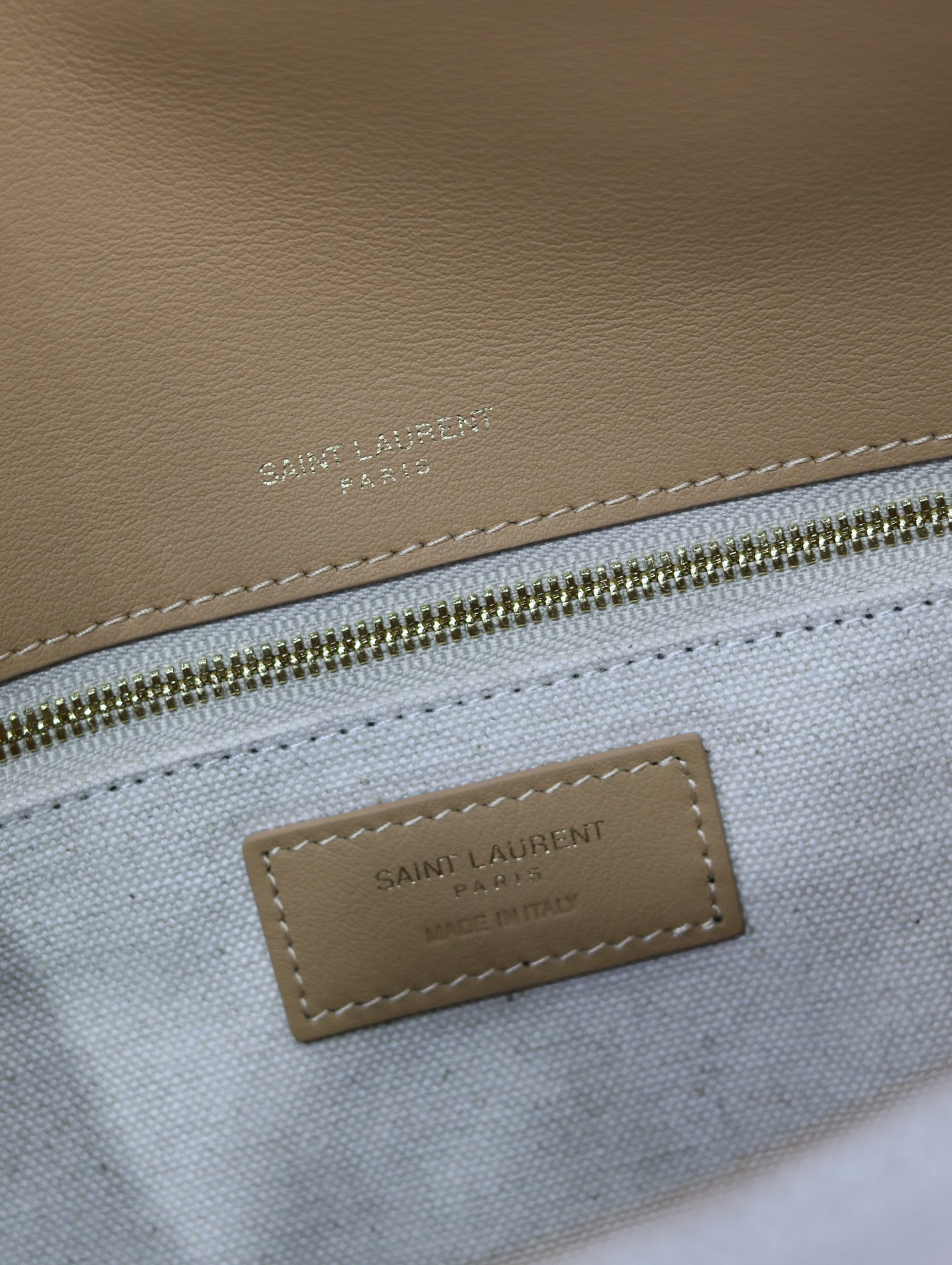 YSL NIKI MEDIUM IN Calfskin Cotton and Linen 28x20x8.5cm