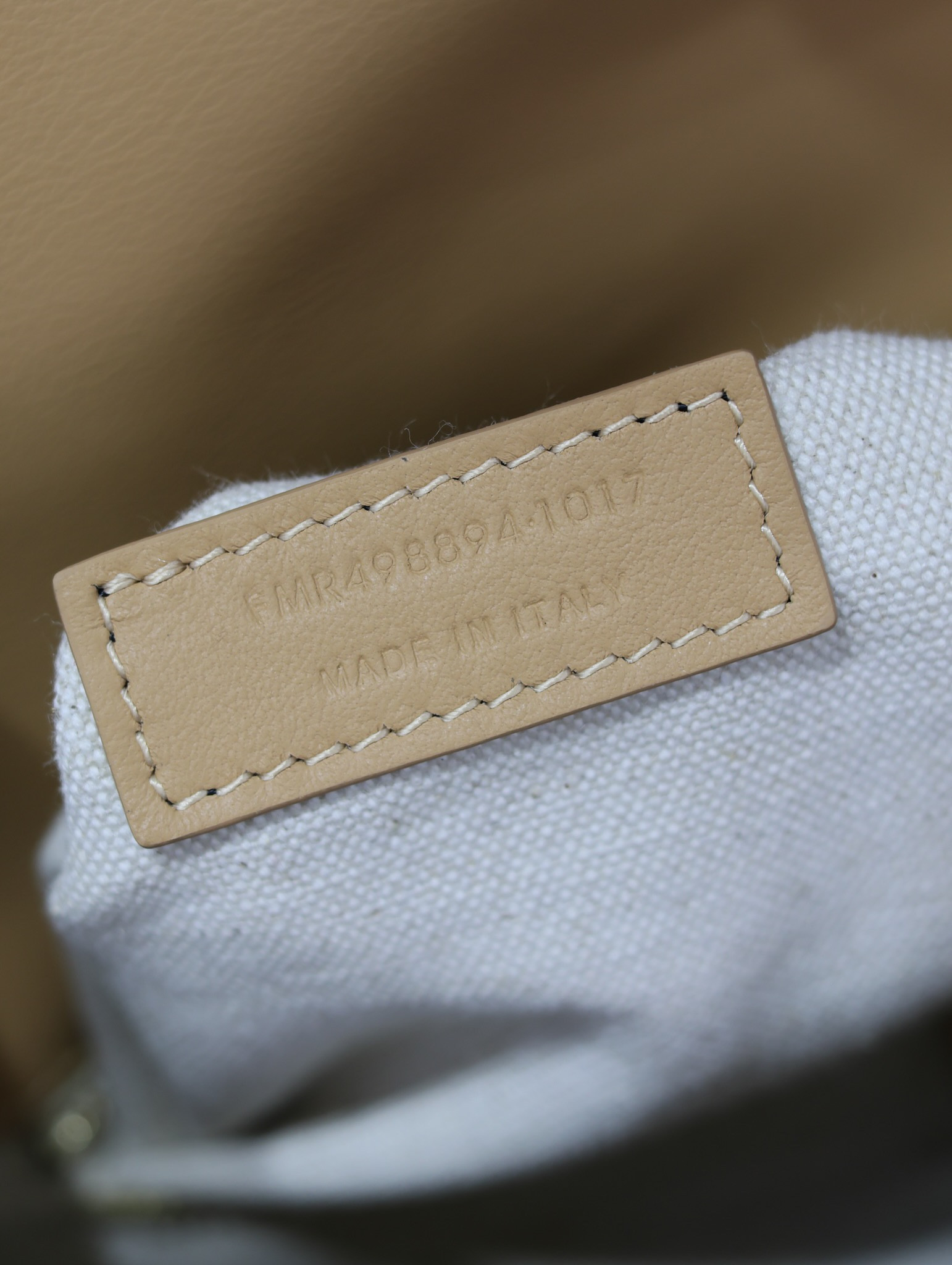 YSL NIKI MEDIUM IN Calfskin Cotton and Linen 28x20x8.5cm