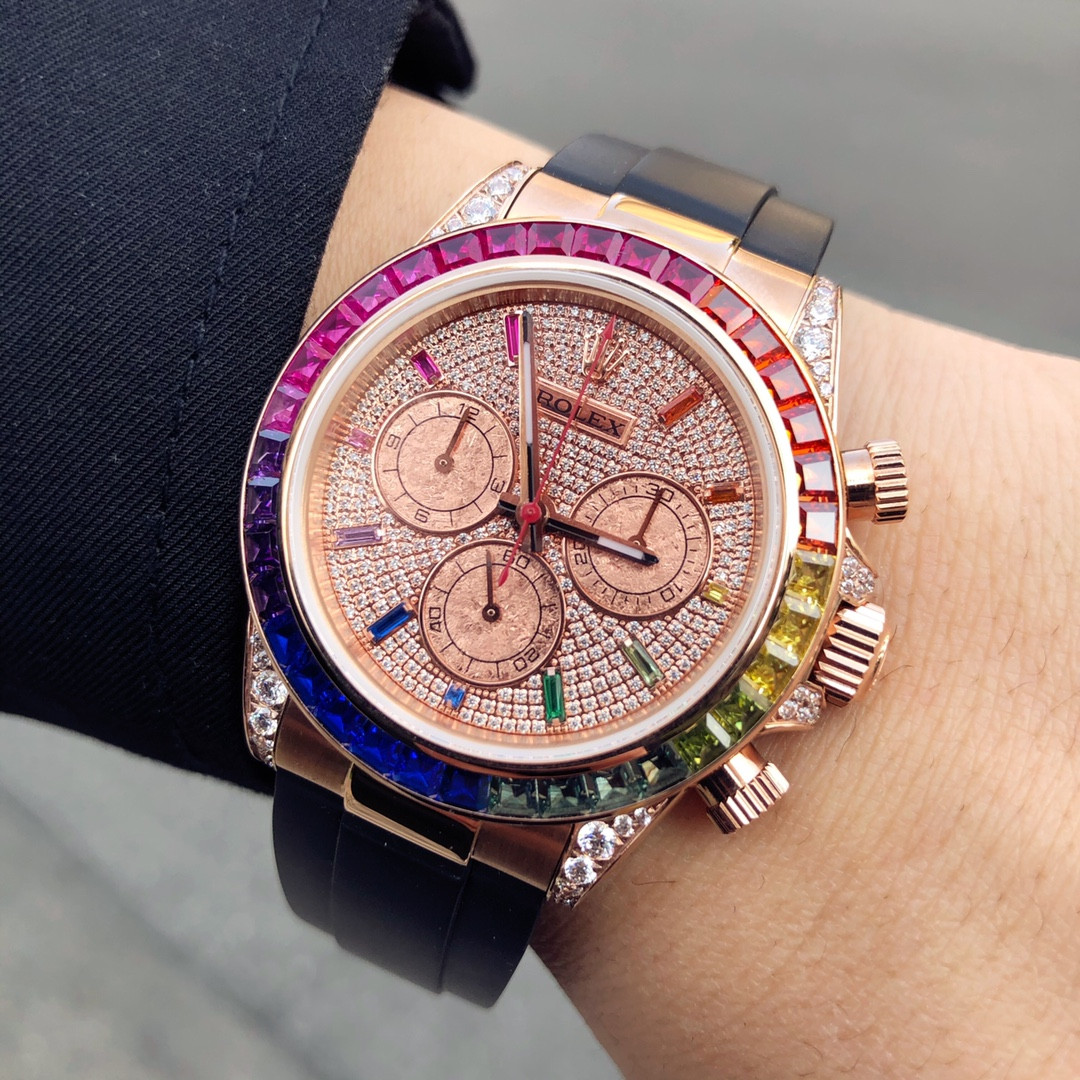 Rolex Oyster Perpetual Cosmograph Rainbow Daytona 40mm