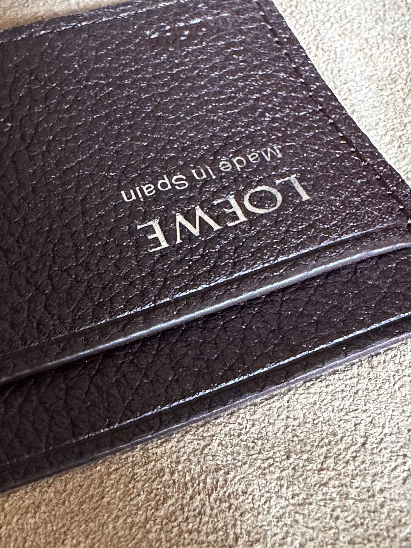 Loewe Small Pebble messenger bag in supple grained calfskin 12.5x20x6cm