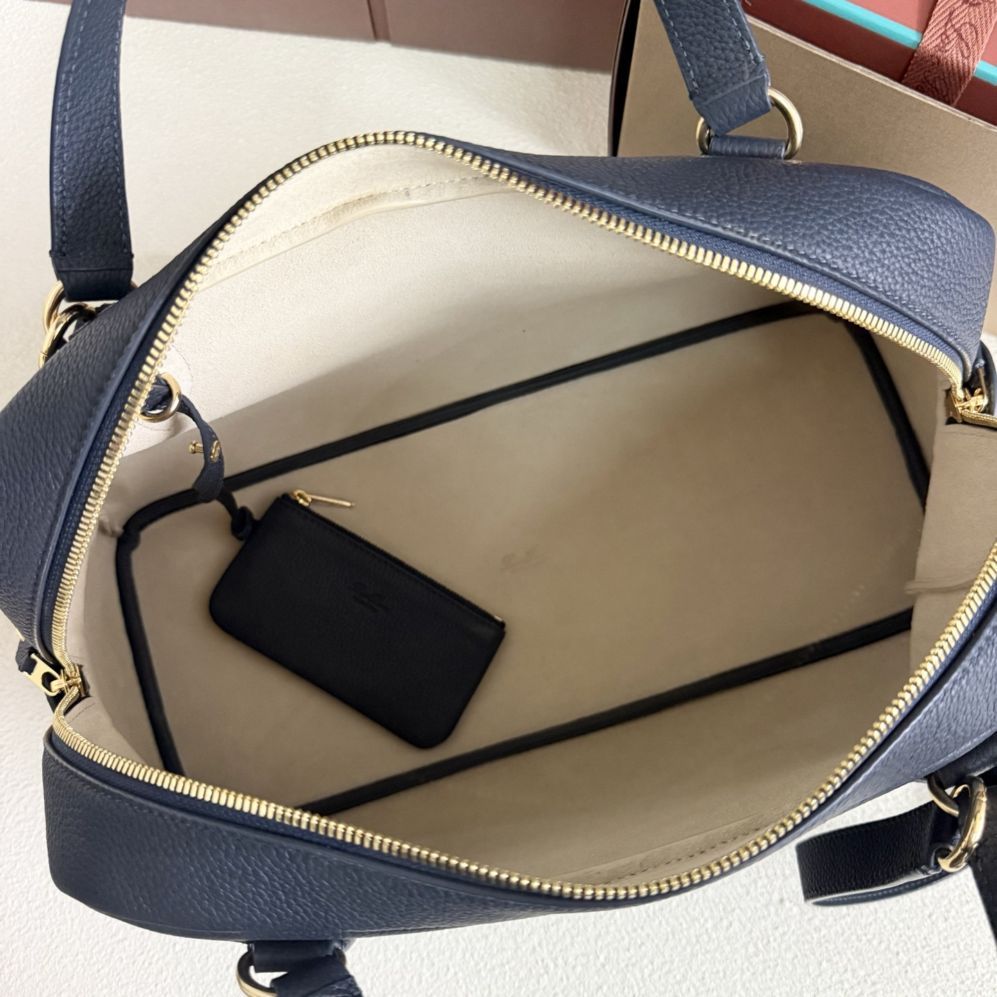 Loro Piana Needle Deep Royal Blue 38x22x16cm