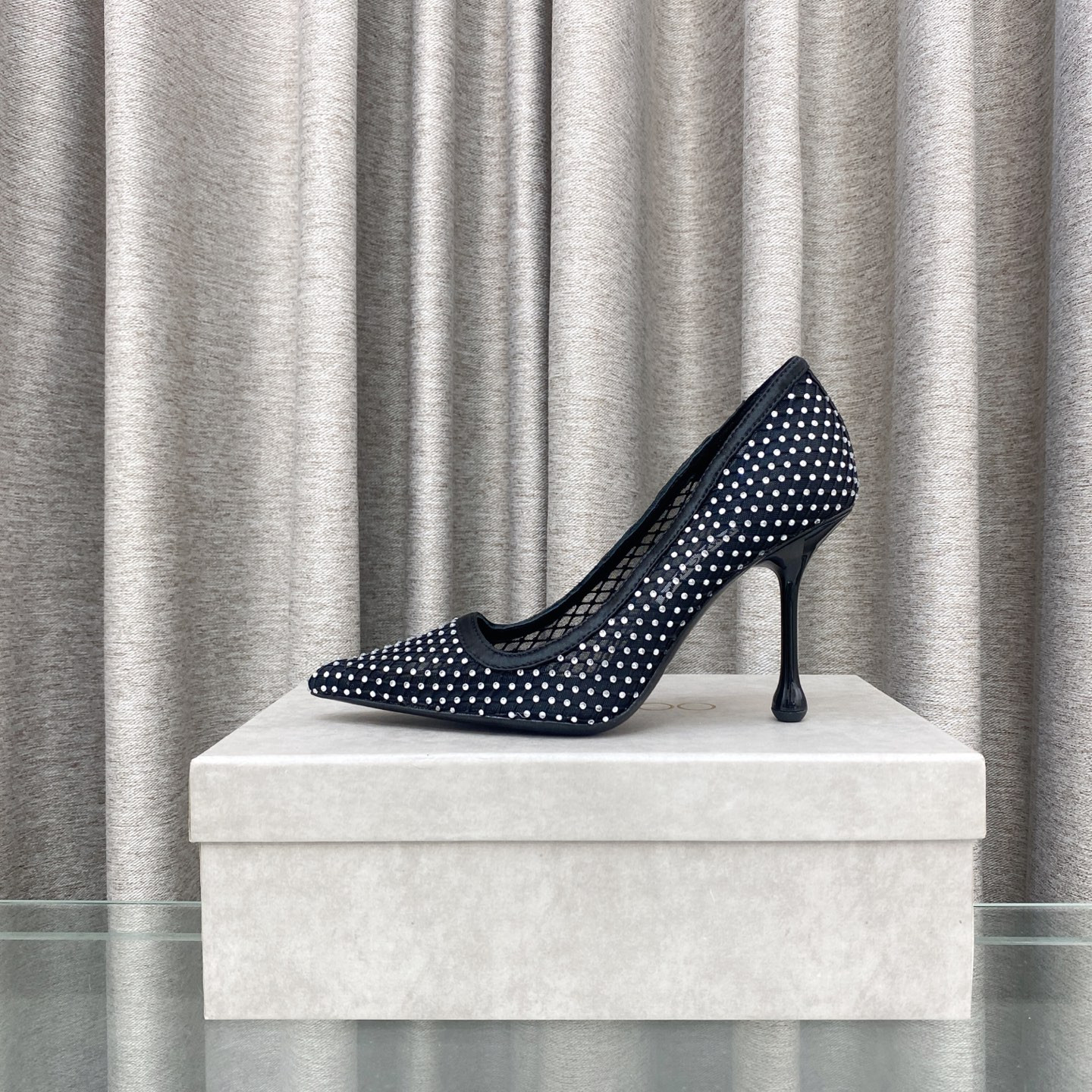 UA Jimmy Choo Ixia Mesh Pumps 8.5cm