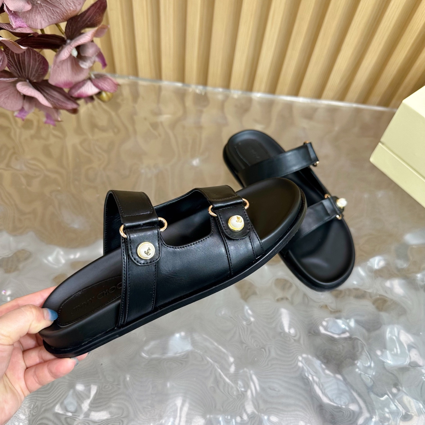UA Jimmy Choo Slides