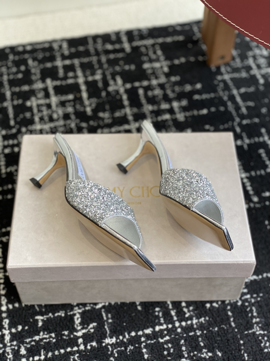 UA Jimmy Choo Slides 4.5cm