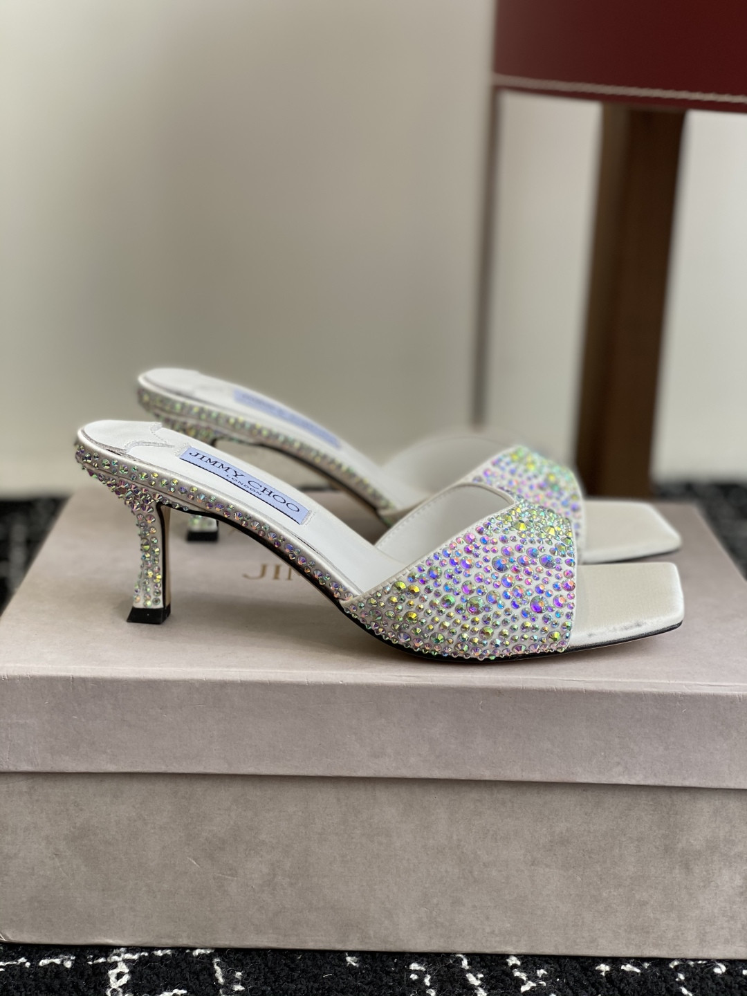 UA Jimmy Choo Slides 4.5cm