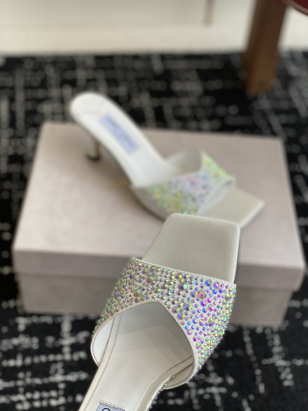 UA Jimmy Choo Slides 4.5cm