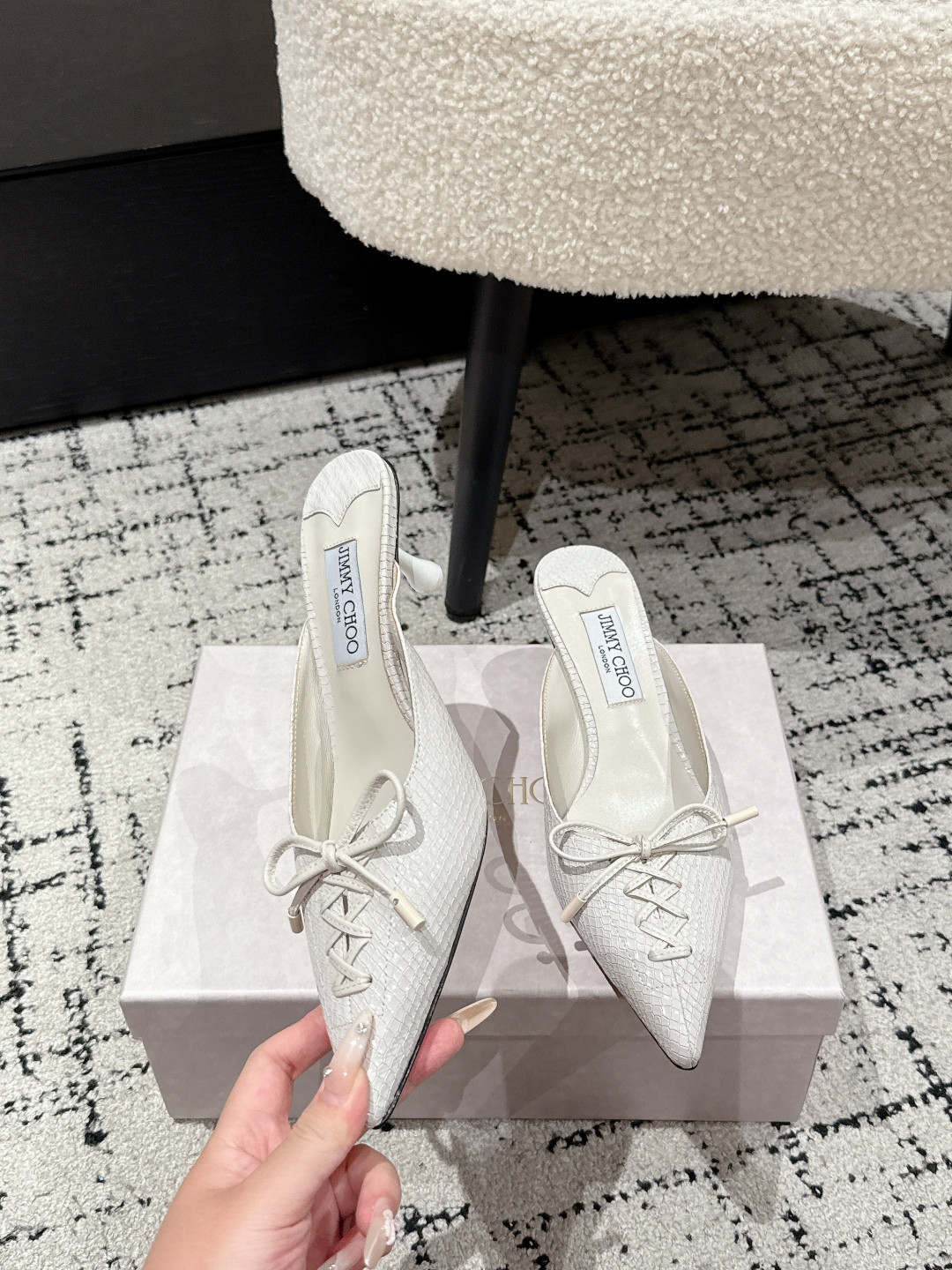 UA Jimmy Choo Scarlett Mule 5cm