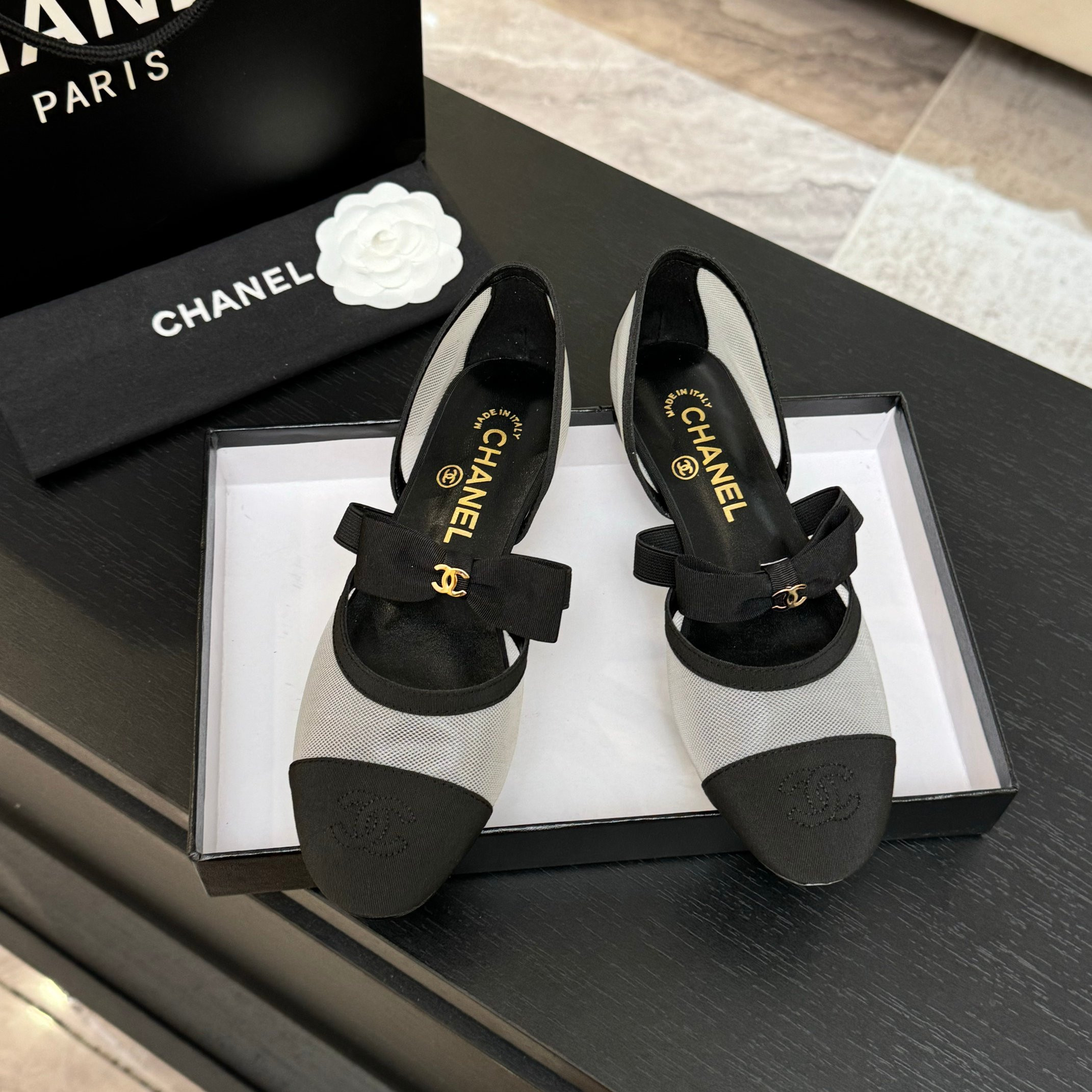 UA Chanel Mary Janes