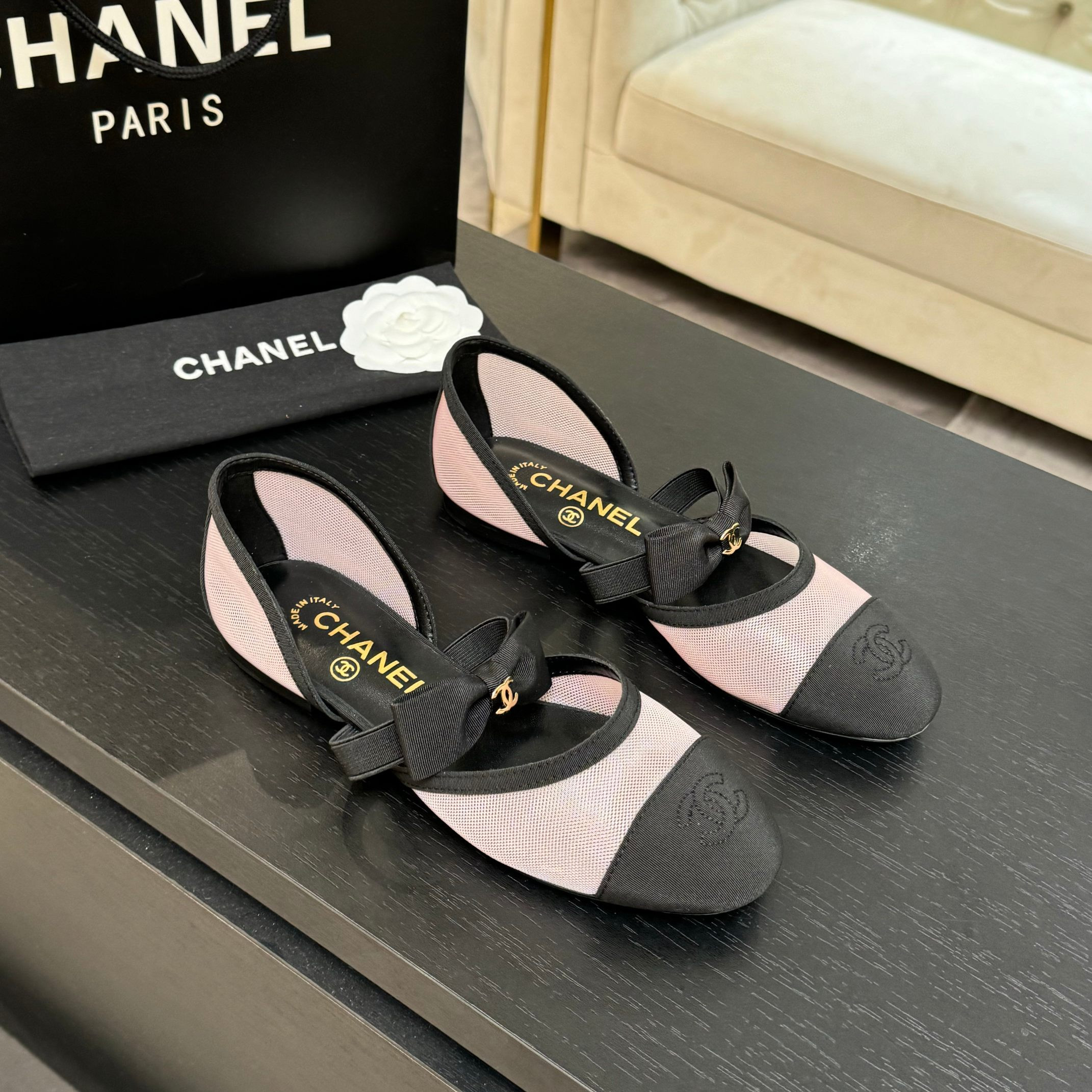 UA Chanel Mary Janes