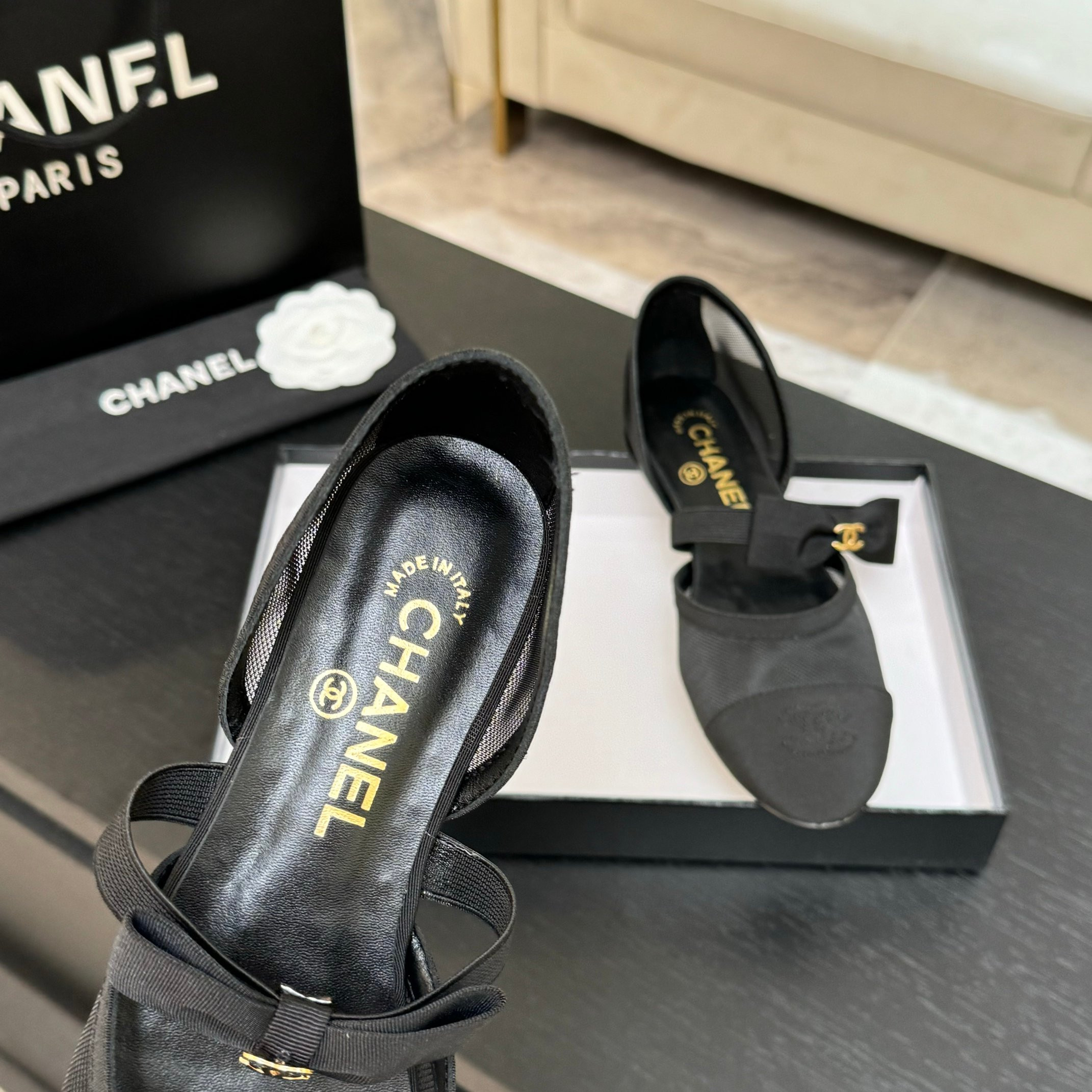 UA Chanel Mary Janes