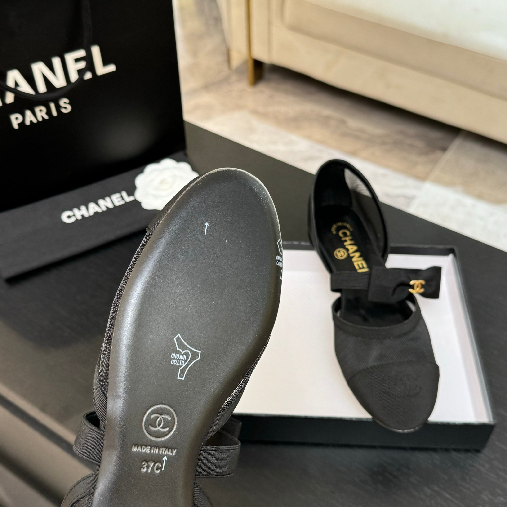 UA Chanel Mary Janes