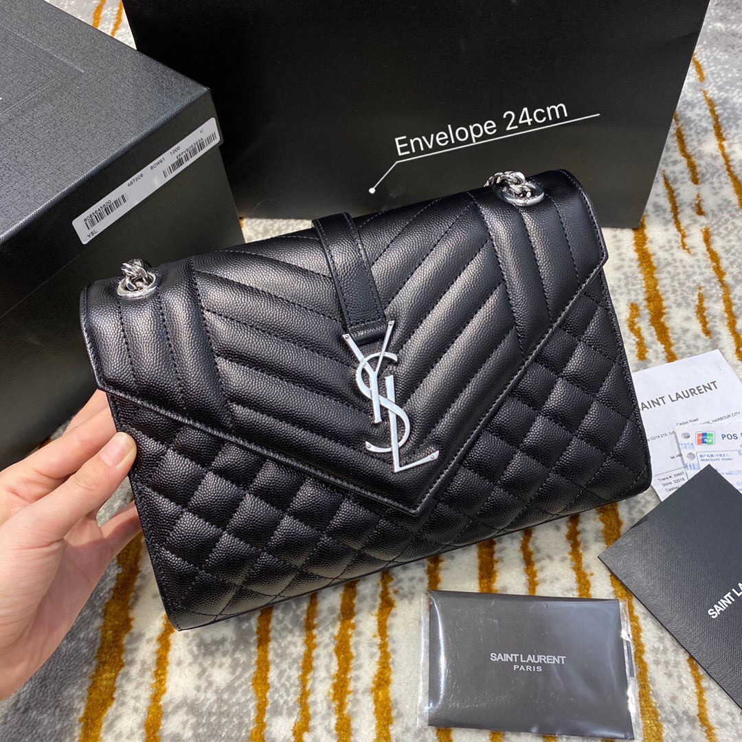 YSL Envelope medium bag 24cm